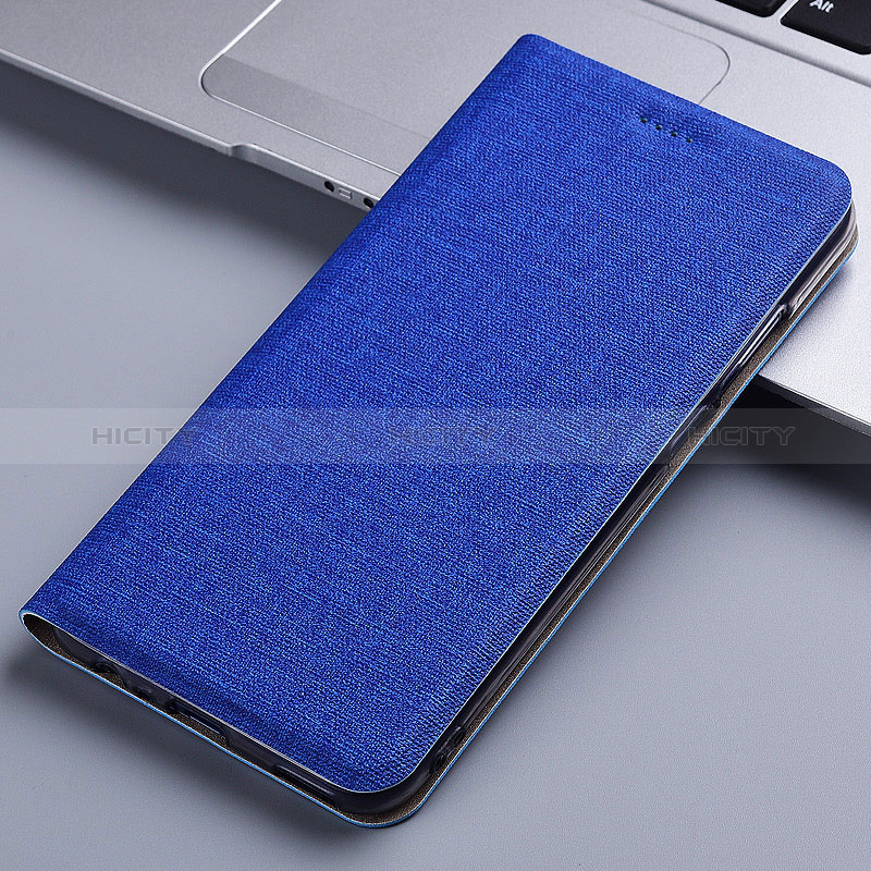 Custodia Portafoglio In stoffa con Supporto H12P per Xiaomi Mi 13 Ultra 5G Blu