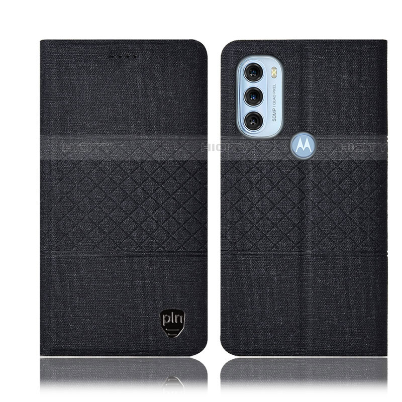 Custodia Portafoglio In stoffa con Supporto H13P per Motorola Moto G71 5G