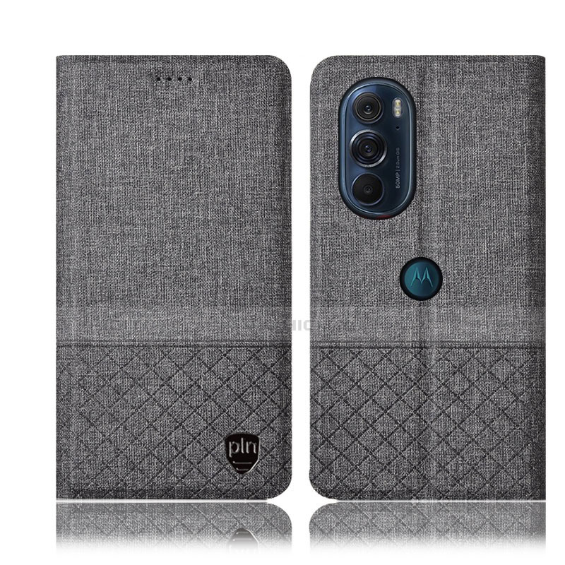 Custodia Portafoglio In stoffa con Supporto H14P per Motorola Moto Edge 30 Pro 5G