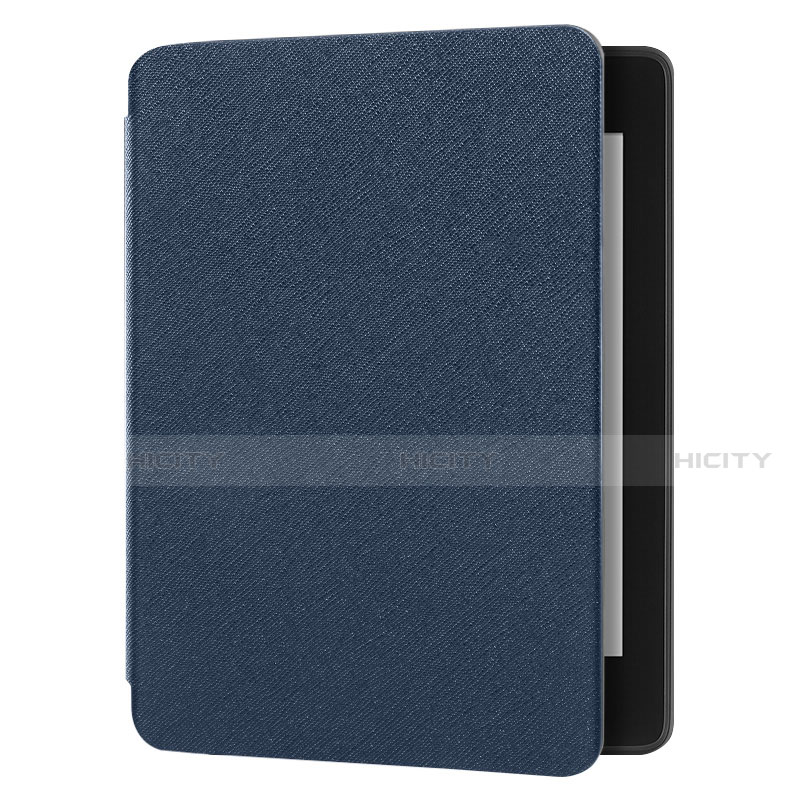 Custodia Portafoglio In stoffa con Supporto per Amazon Kindle Paperwhite 6 inch Blu