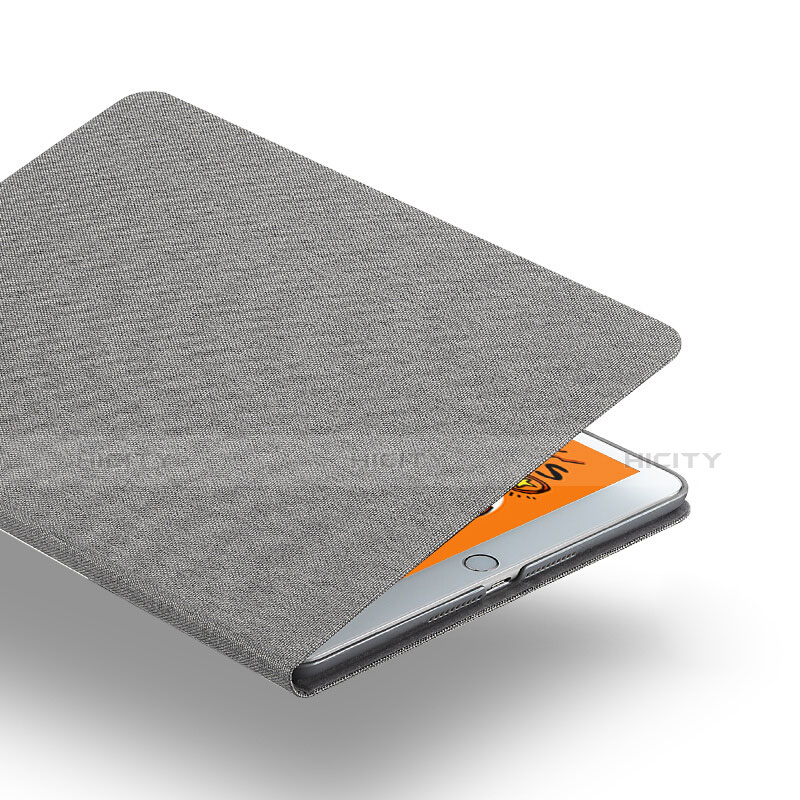 Custodia Portafoglio In stoffa con Supporto per Apple iPad Mini 5 (2019) Grigio