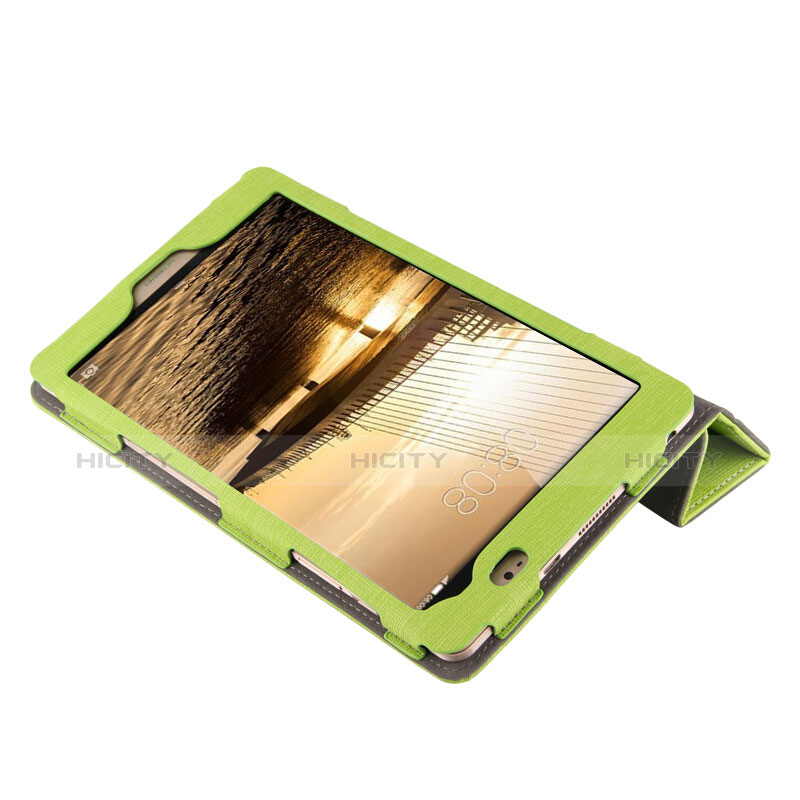 Custodia Portafoglio In stoffa con Supporto per Huawei Mediapad M2 8 M2-801w M2-803L M2-802L Verde