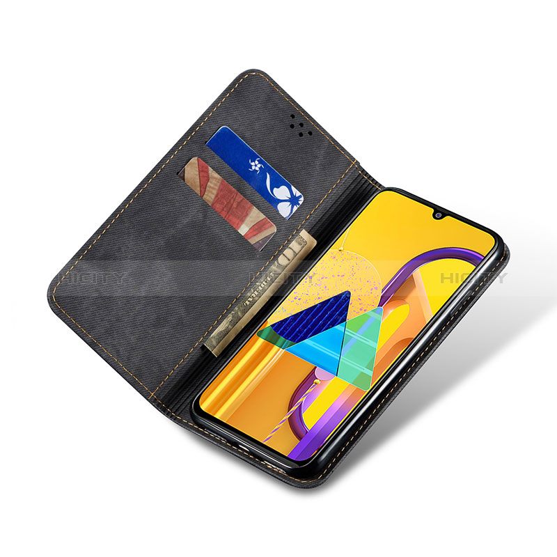 Custodia Portafoglio In stoffa con Supporto per Samsung Galaxy M30s