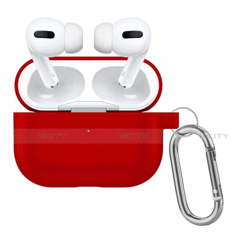 Custodia Portatile con Moschettone per AirPods Pro Custodia di Ricarica