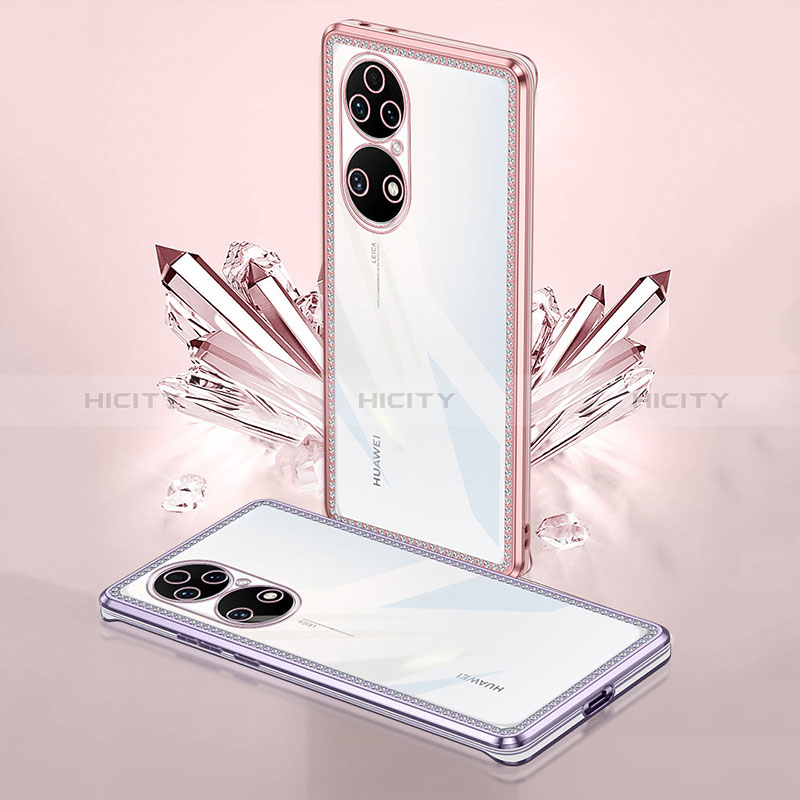 Custodia Silicone Cover Morbida Bling-Bling AT2 per Huawei P50 Pro