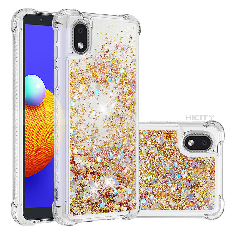 Custodia Silicone Cover Morbida Bling-Bling S01 per Samsung Galaxy A01 Core