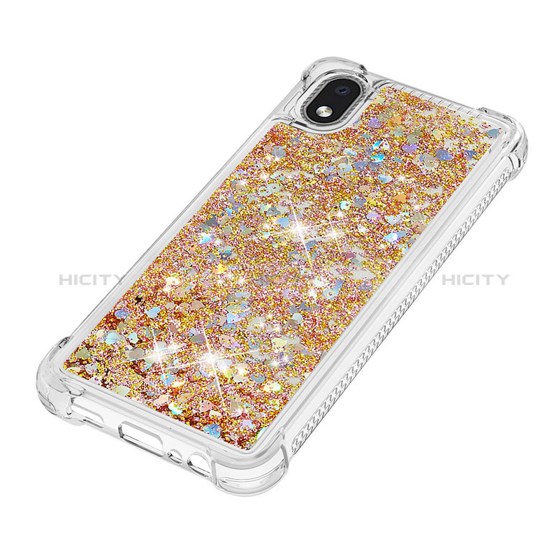 Custodia Silicone Cover Morbida Bling-Bling S01 per Samsung Galaxy A01 Core