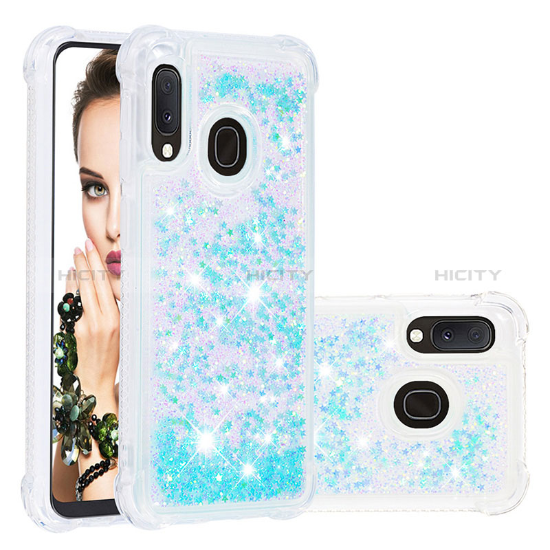 Custodia Silicone Cover Morbida Bling-Bling S01 per Samsung Galaxy A20e