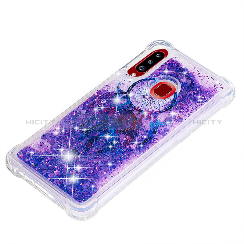 Custodia Silicone Cover Morbida Bling-Bling S01 per Samsung Galaxy A20s