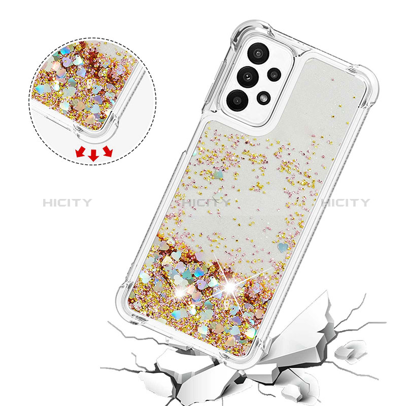 Custodia Silicone Cover Morbida Bling-Bling S01 per Samsung Galaxy A23 5G