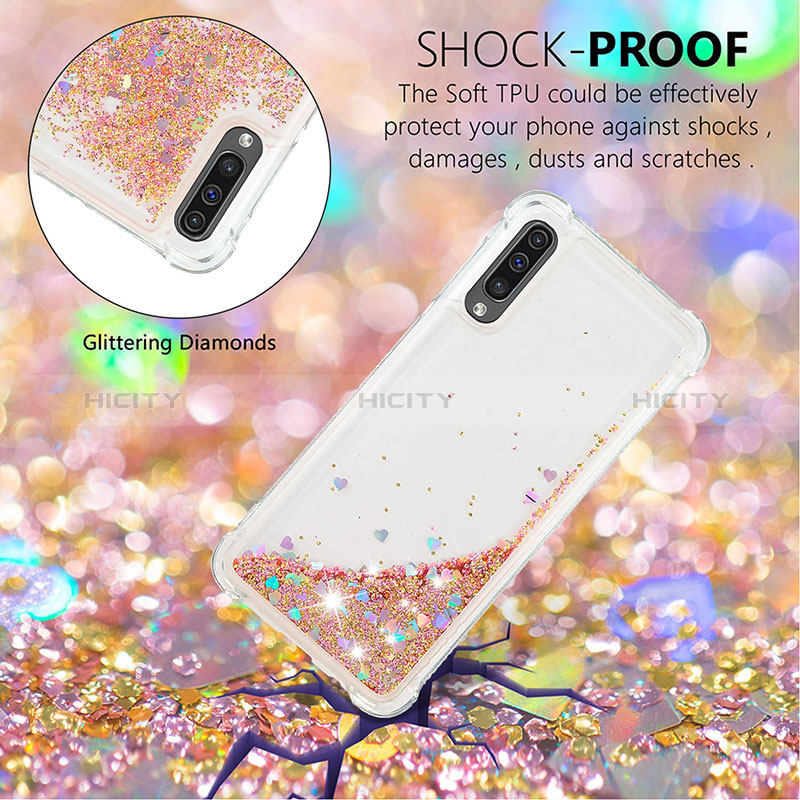 Custodia Silicone Cover Morbida Bling-Bling S01 per Samsung Galaxy A50S