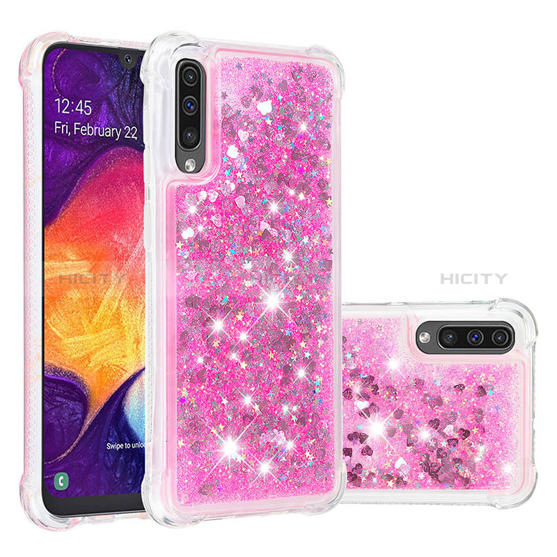 Custodia Silicone Cover Morbida Bling-Bling S01 per Samsung Galaxy A50S