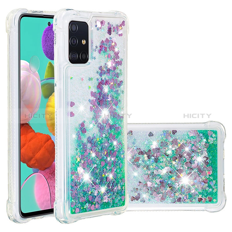 Custodia Silicone Cover Morbida Bling-Bling S01 per Samsung Galaxy A51 4G