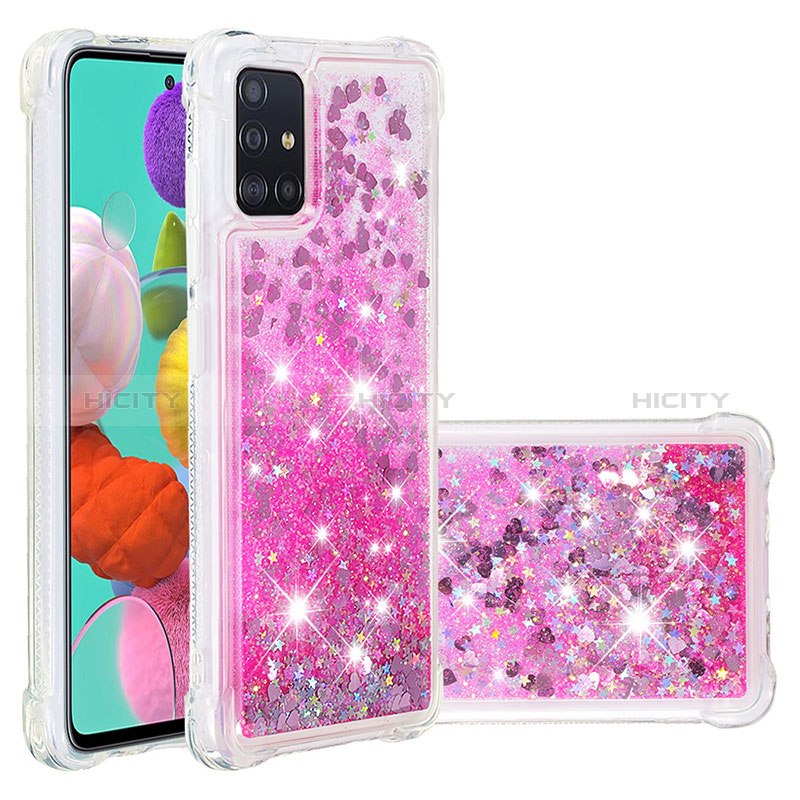 Custodia Silicone Cover Morbida Bling-Bling S01 per Samsung Galaxy A51 5G