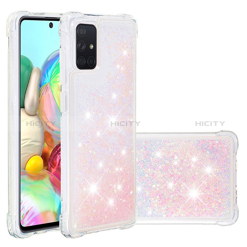 Custodia Silicone Cover Morbida Bling-Bling S01 per Samsung Galaxy A71 5G