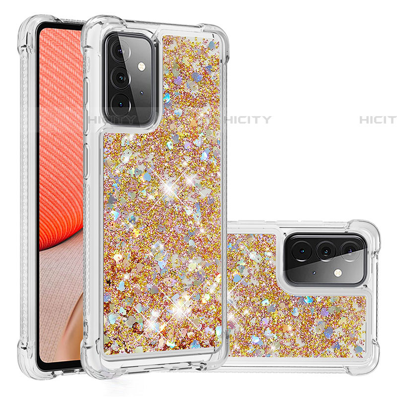 Custodia Silicone Cover Morbida Bling-Bling S01 per Samsung Galaxy A72 5G