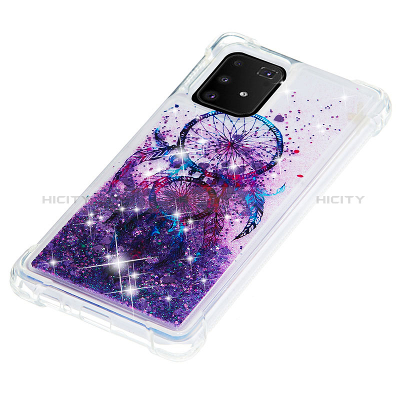 Custodia Silicone Cover Morbida Bling-Bling S01 per Samsung Galaxy A91