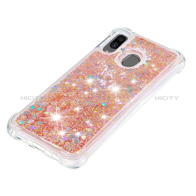 Custodia Silicone Cover Morbida Bling-Bling S01 per Samsung Galaxy M10S