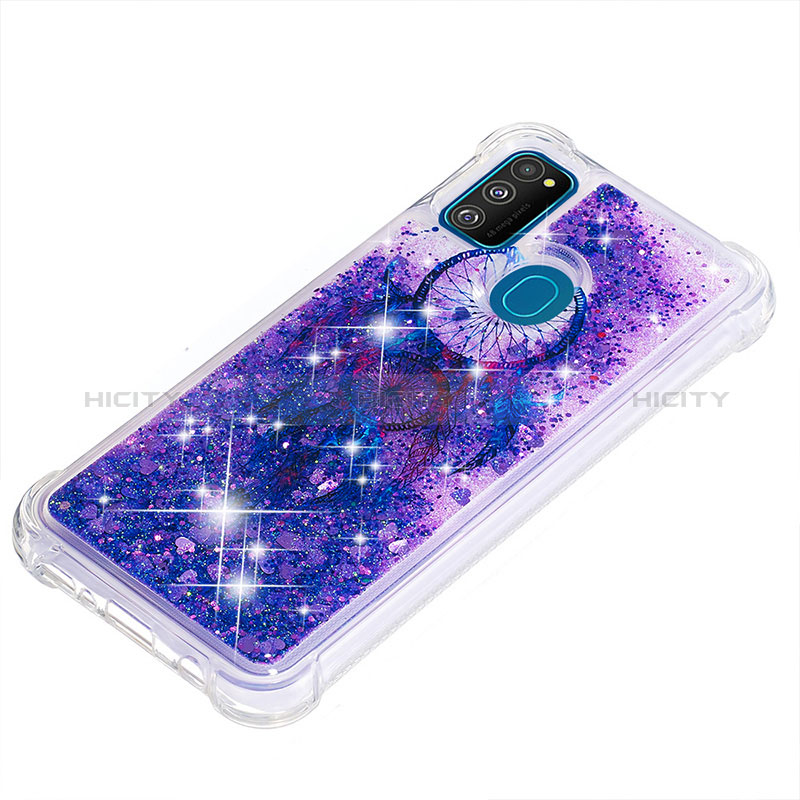 Custodia Silicone Cover Morbida Bling-Bling S01 per Samsung Galaxy M21