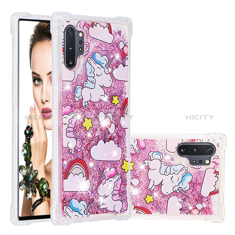 Custodia Silicone Cover Morbida Bling-Bling S01 per Samsung Galaxy Note 10 Plus 5G
