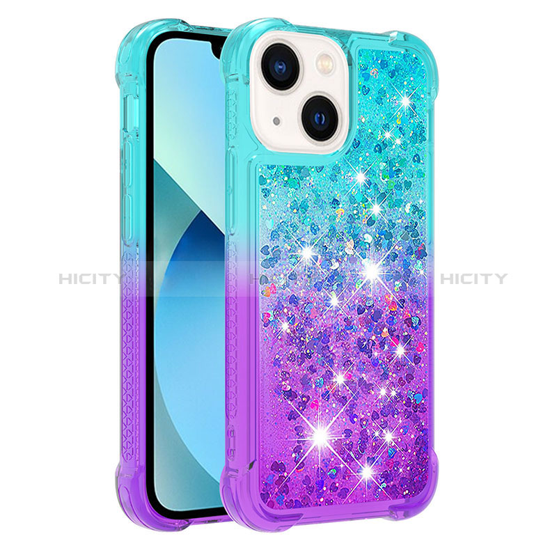 Custodia Silicone Cover Morbida Bling-Bling S02 per Apple iPhone 13