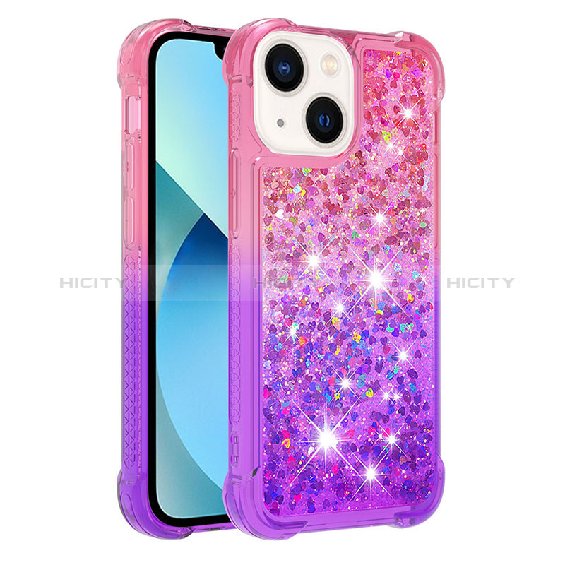 Custodia Silicone Cover Morbida Bling-Bling S02 per Apple iPhone 13