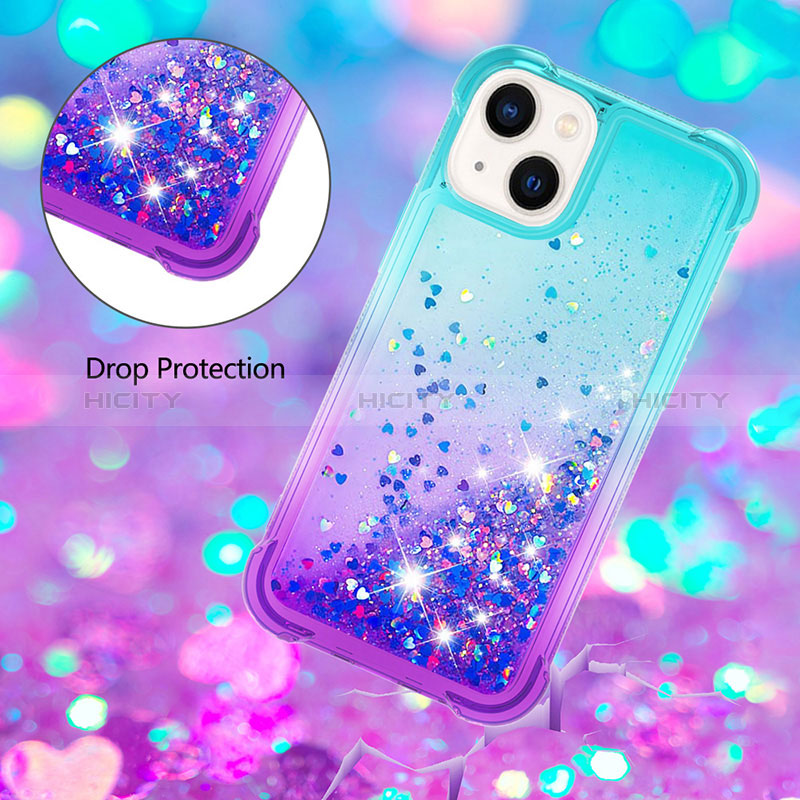 Custodia Silicone Cover Morbida Bling-Bling S02 per Apple iPhone 14 Plus