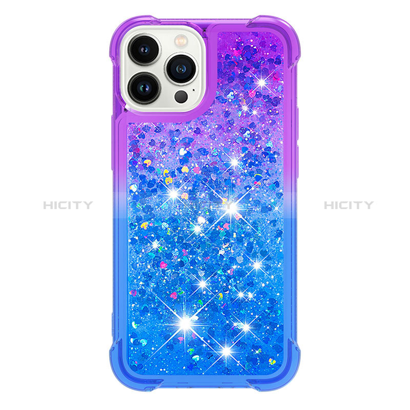 Custodia Silicone Cover Morbida Bling-Bling S02 per Apple iPhone 14 Pro