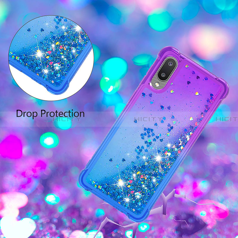 Custodia Silicone Cover Morbida Bling-Bling S02 per Samsung Galaxy A02