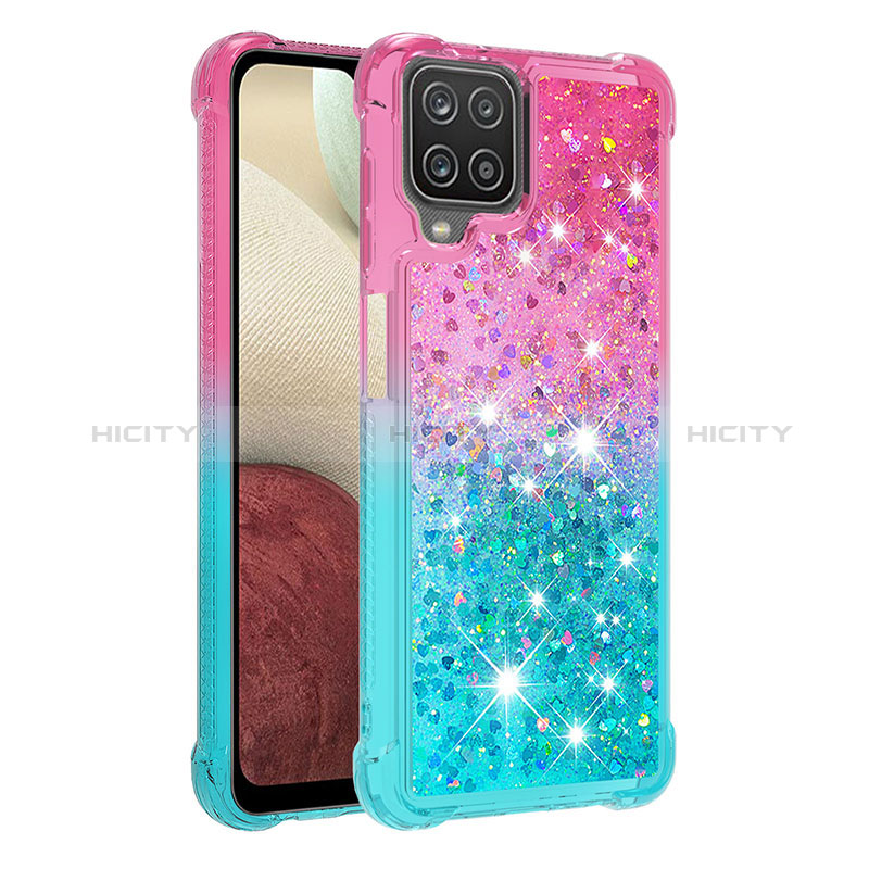 Custodia Silicone Cover Morbida Bling-Bling S02 per Samsung Galaxy A12