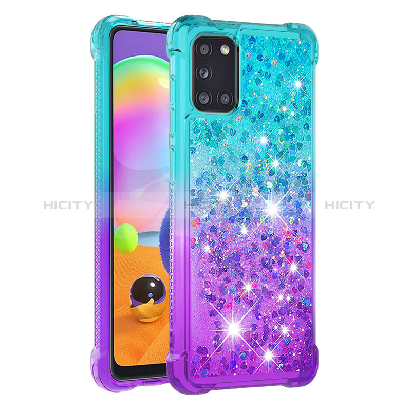 Custodia Silicone Cover Morbida Bling-Bling S02 per Samsung Galaxy A31