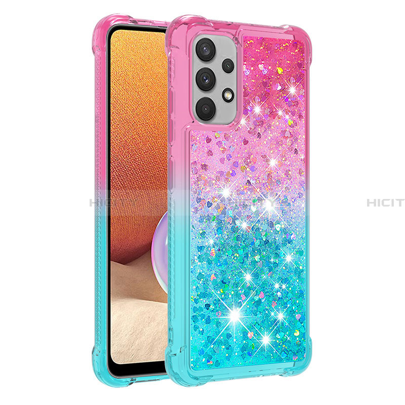 Custodia Silicone Cover Morbida Bling-Bling S02 per Samsung Galaxy A32 5G