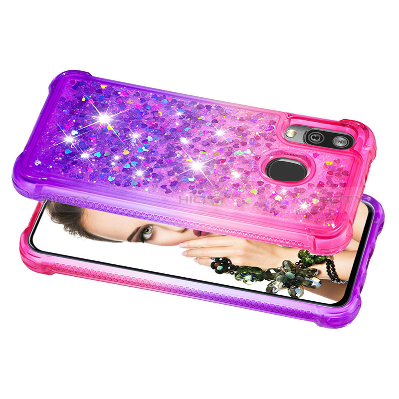 Custodia Silicone Cover Morbida Bling-Bling S02 per Samsung Galaxy A40