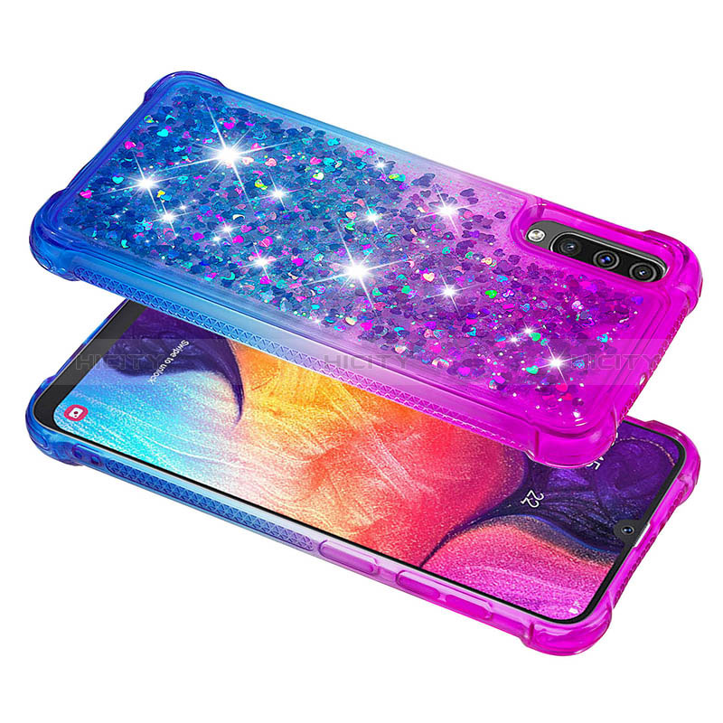 Custodia Silicone Cover Morbida Bling-Bling S02 per Samsung Galaxy A50S