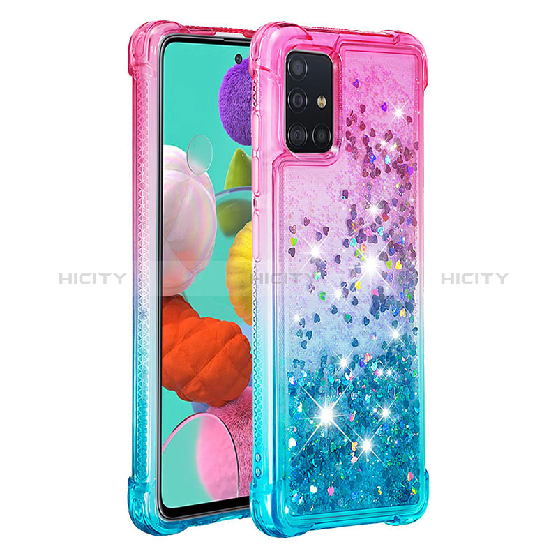 Custodia Silicone Cover Morbida Bling-Bling S02 per Samsung Galaxy A51 4G