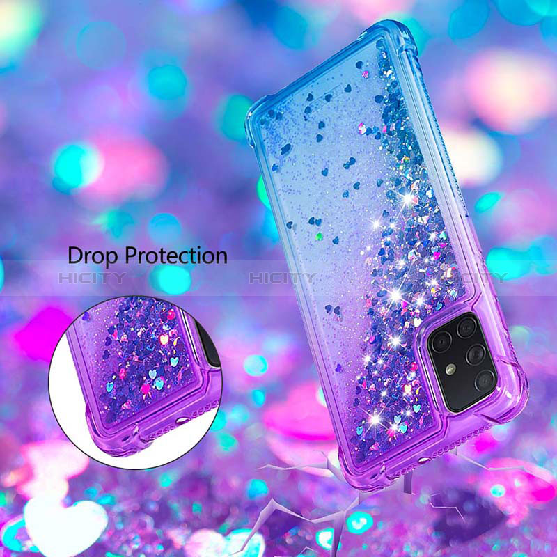 Custodia Silicone Cover Morbida Bling-Bling S02 per Samsung Galaxy A71 4G A715