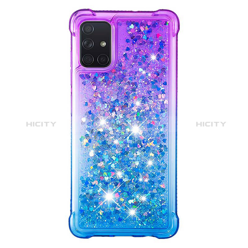 Custodia Silicone Cover Morbida Bling-Bling S02 per Samsung Galaxy A71 5G