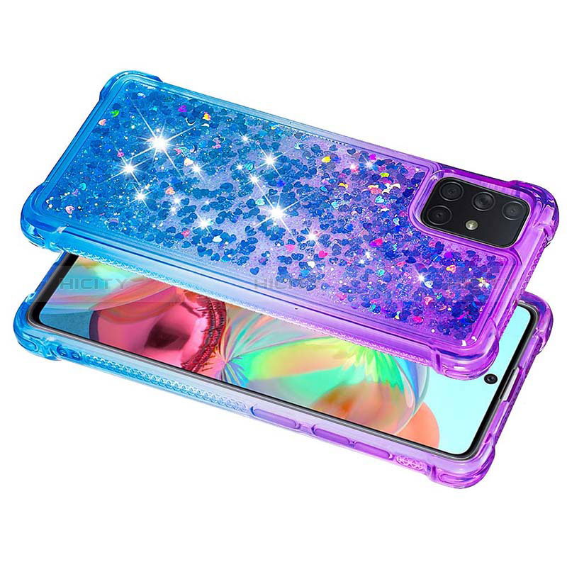 Custodia Silicone Cover Morbida Bling-Bling S02 per Samsung Galaxy A71 5G