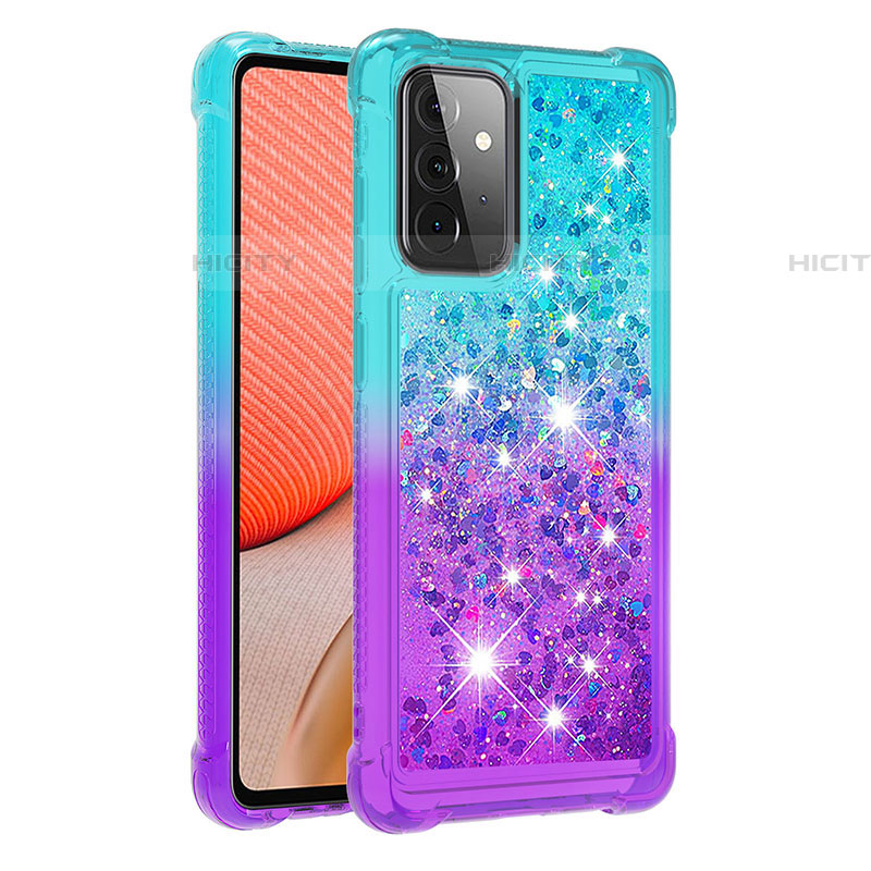 Custodia Silicone Cover Morbida Bling-Bling S02 per Samsung Galaxy A72 5G