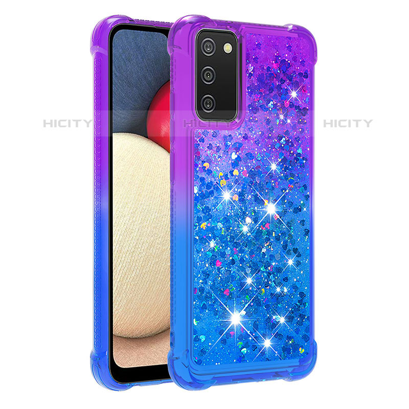 Custodia Silicone Cover Morbida Bling-Bling S02 per Samsung Galaxy M02s