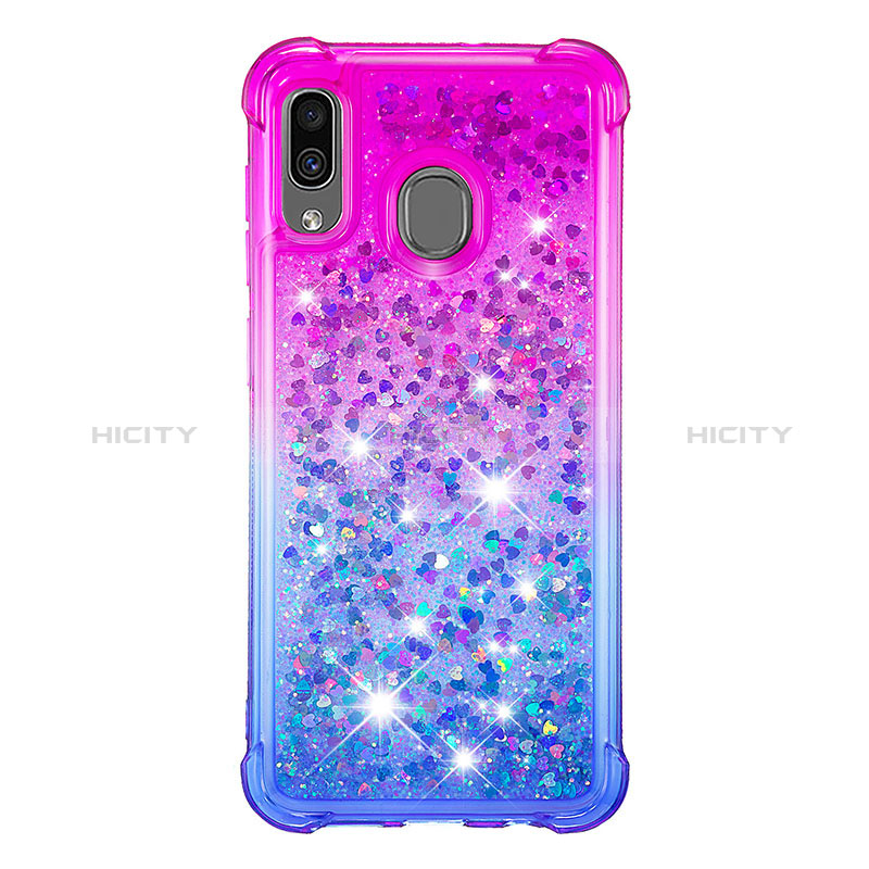 Custodia Silicone Cover Morbida Bling-Bling S02 per Samsung Galaxy M10S