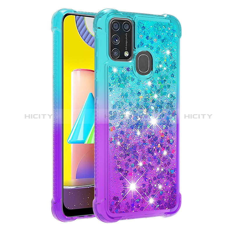 Custodia Silicone Cover Morbida Bling-Bling S02 per Samsung Galaxy M21s