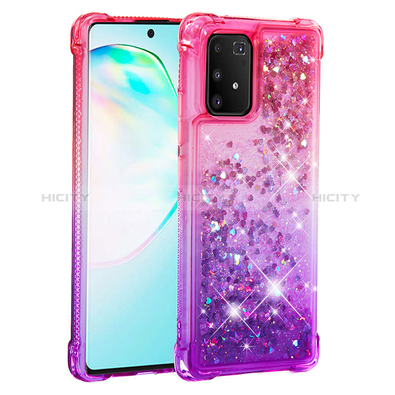 Custodia Silicone Cover Morbida Bling-Bling S02 per Samsung Galaxy M80S