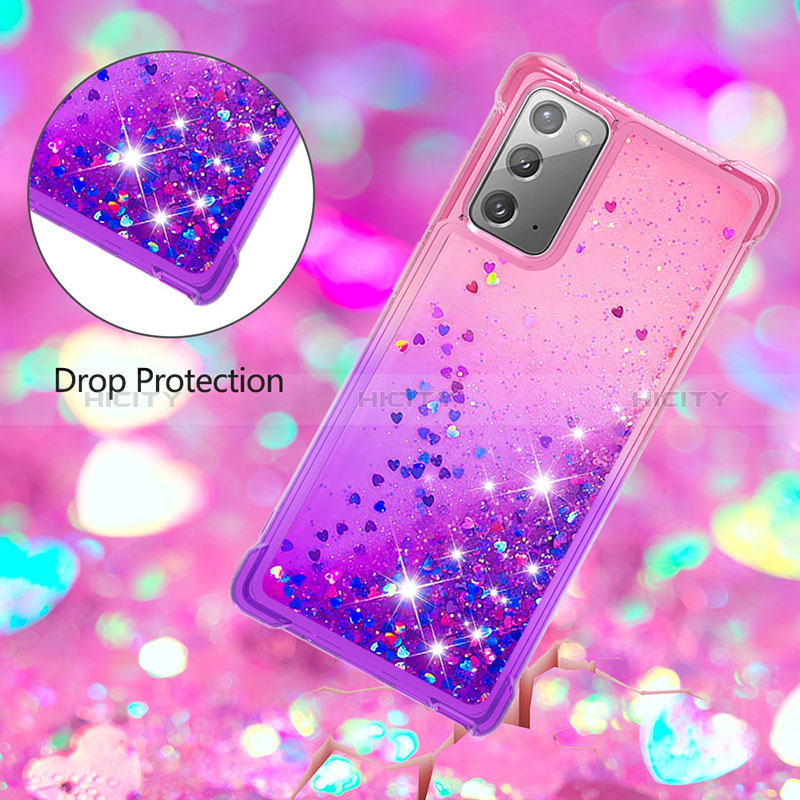 Custodia Silicone Cover Morbida Bling-Bling S02 per Samsung Galaxy Note 20 5G