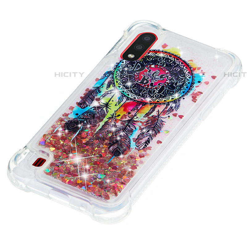 Custodia Silicone Cover Morbida Bling-Bling S03 per Samsung Galaxy A01 SM-A015