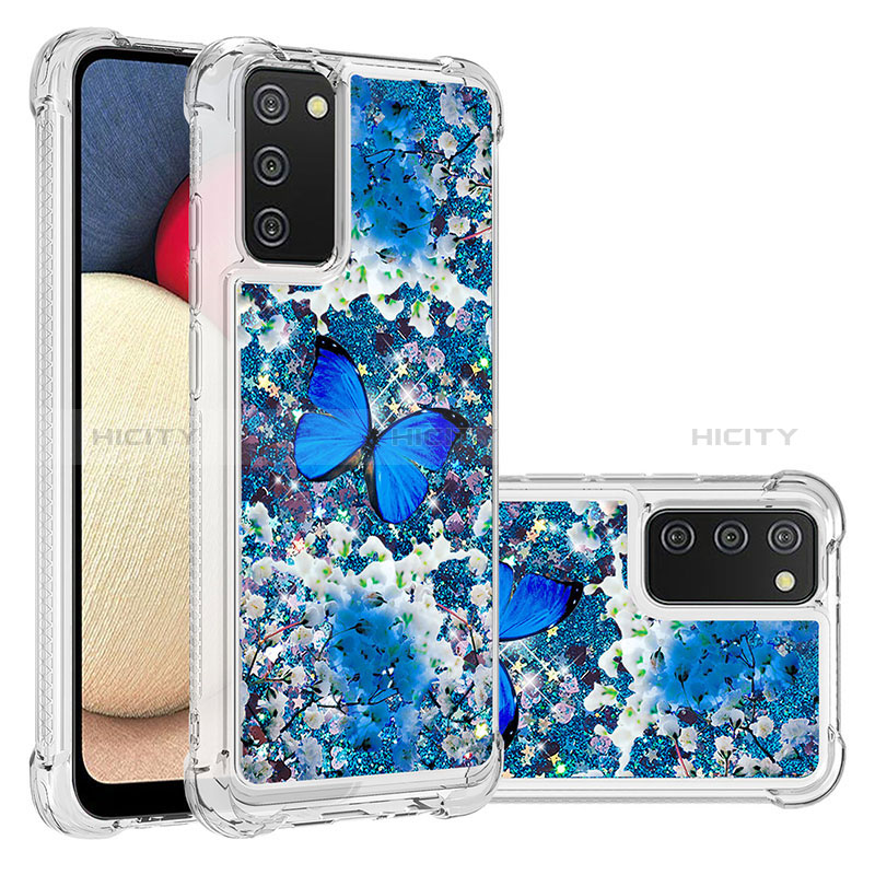 Custodia Silicone Cover Morbida Bling-Bling S03 per Samsung Galaxy A02s