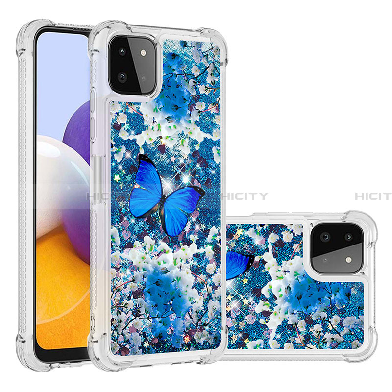 Custodia Silicone Cover Morbida Bling-Bling S03 per Samsung Galaxy A22 5G
