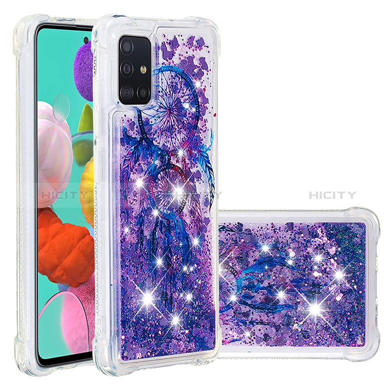 Custodia Silicone Cover Morbida Bling-Bling S03 per Samsung Galaxy A51 4G