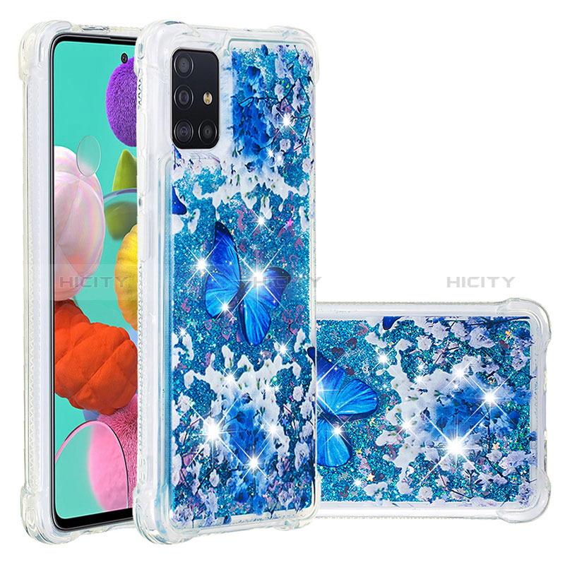 Custodia Silicone Cover Morbida Bling-Bling S03 per Samsung Galaxy A51 4G