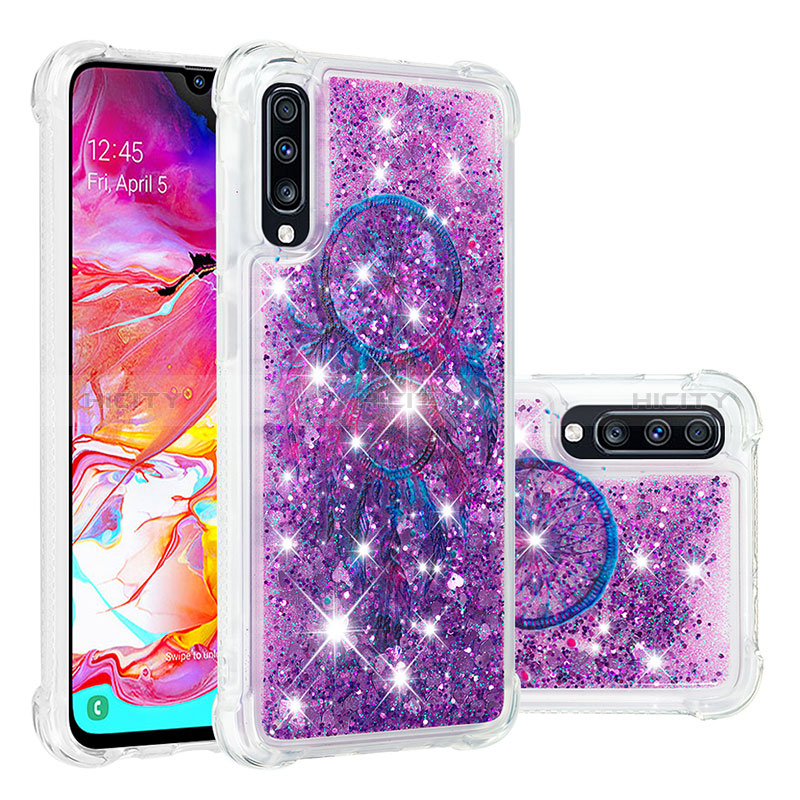 Custodia Silicone Cover Morbida Bling-Bling S03 per Samsung Galaxy A70S